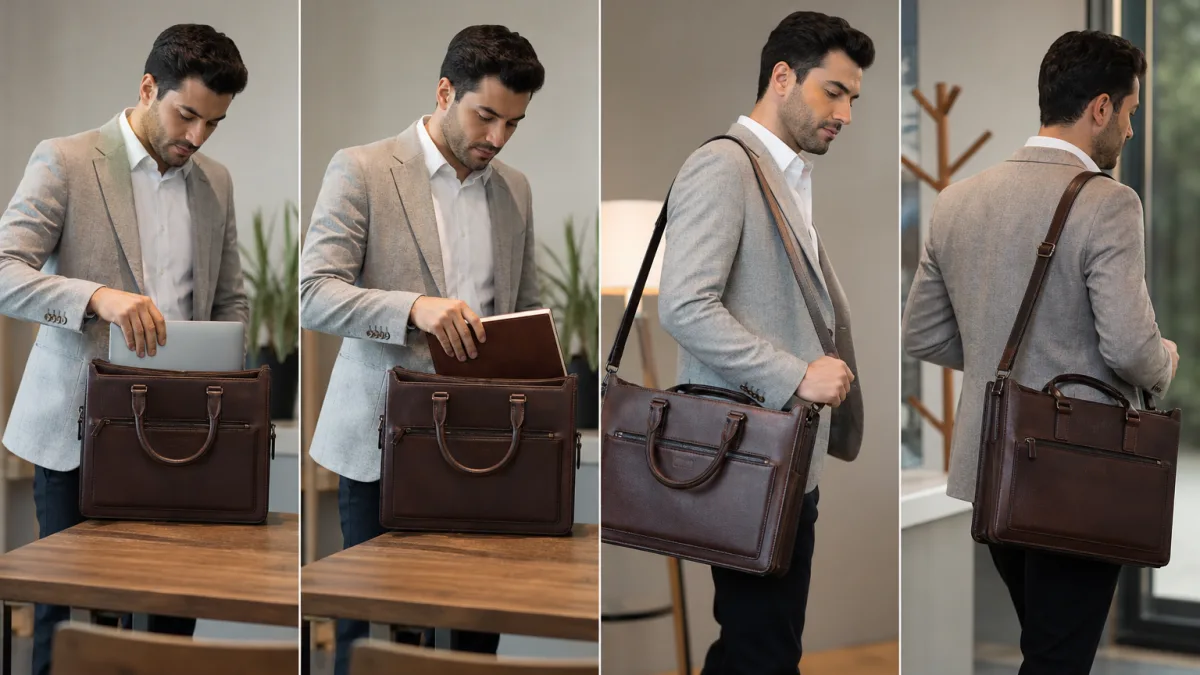 کیف چرم نگار در مقایسه با مدلهای چرم دستدوز