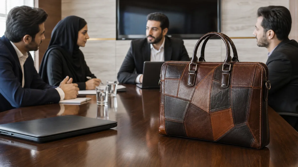 شرایط استفاده از کیف چرم تکه دوزی