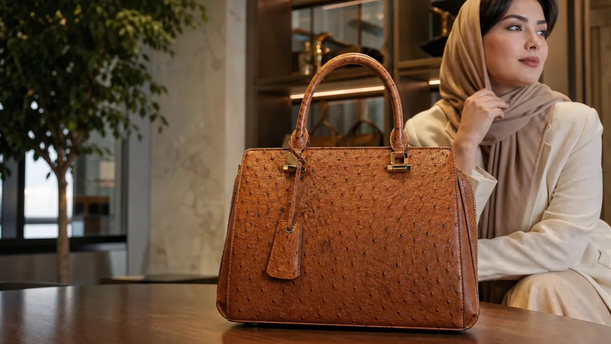 کیف چرم شترمرغ یا گاوی؟