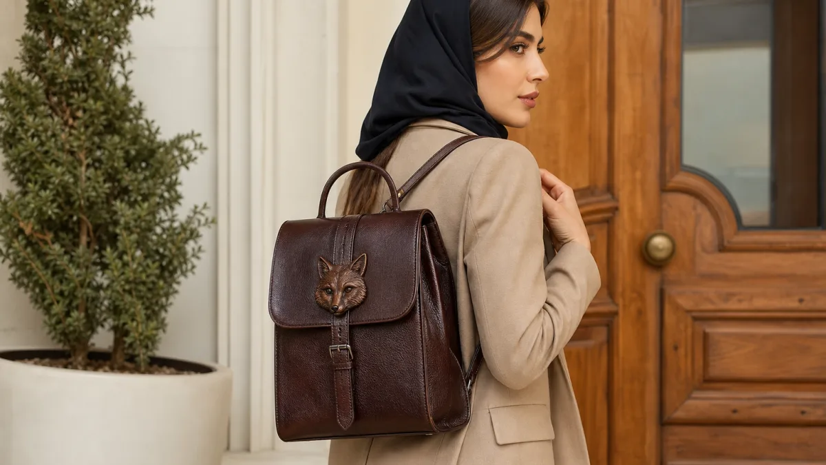 برای استایل متفاوت کیف چرم روباه