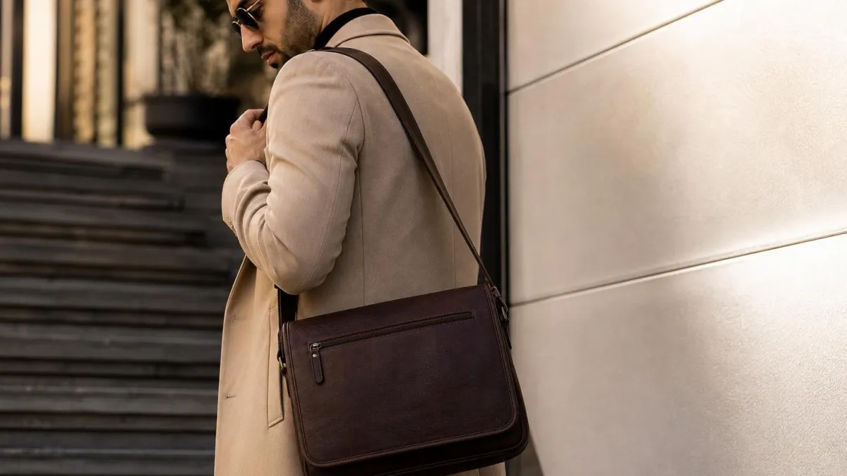 کیف چرم مردانه دوشی
